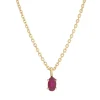 Tomfoolery SOLO Oval Ruby Pendant Outlet