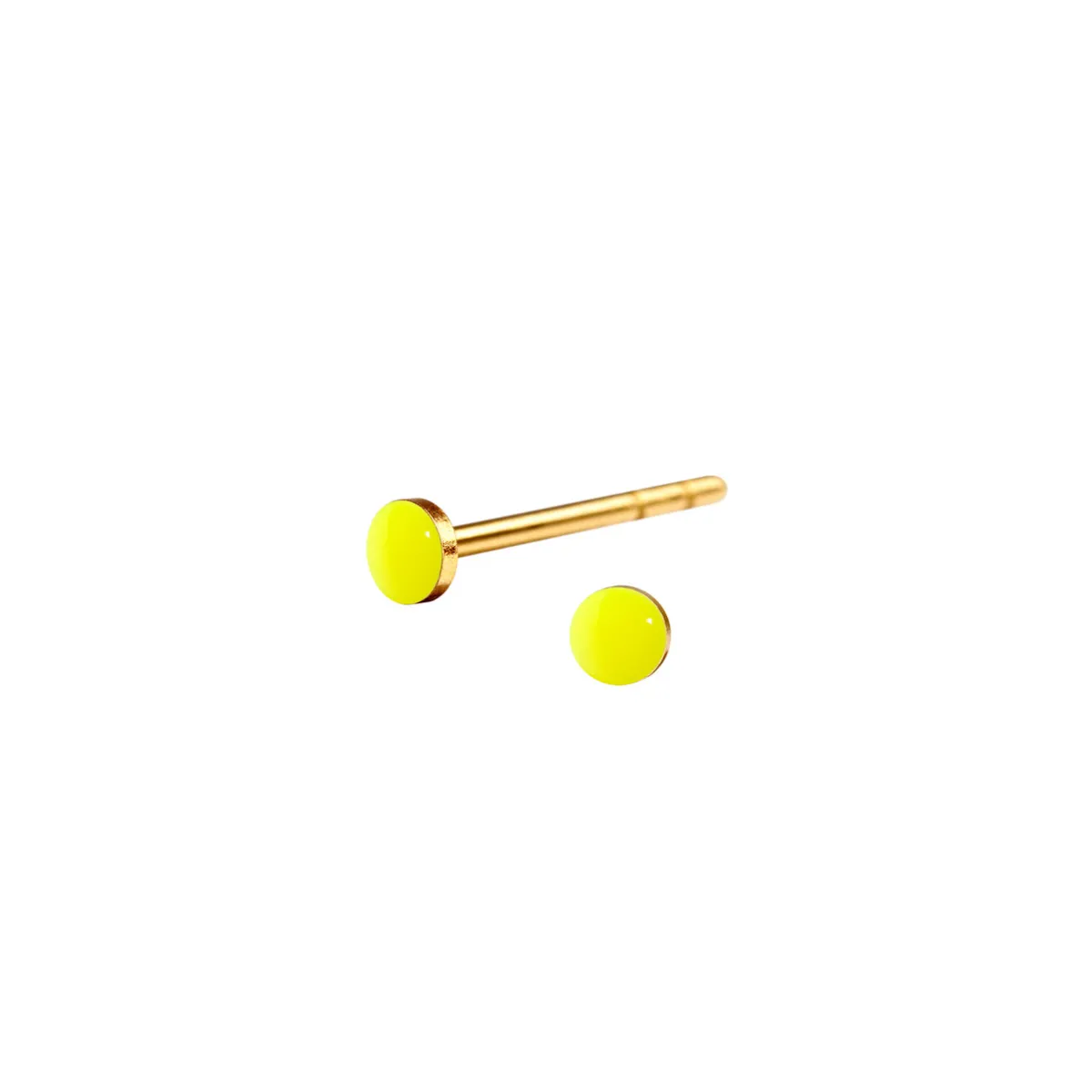 Tomfoolery Spot Nano Studs in Enamel Clearance