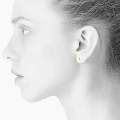 Tomfoolery Spot Nano Studs in Enamel Clearance