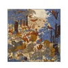 Tomfoolery Square 100 Reve Printed Scarf Beige Sale