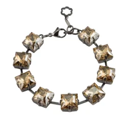 Tomfoolery Square Crystal Bracelet Fashion