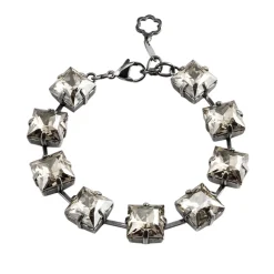 Tomfoolery Square Crystal Bracelet Fashion