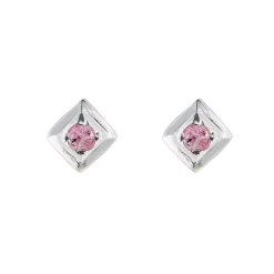 Tomfoolery Square Gem Studs Silver Sale