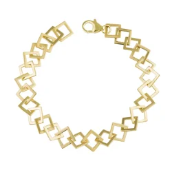 Tomfoolery Square Link Chain Bracelet Outlet