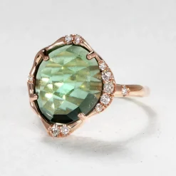 Tomfoolery Stardust Green Tourmaline Ring Discount
