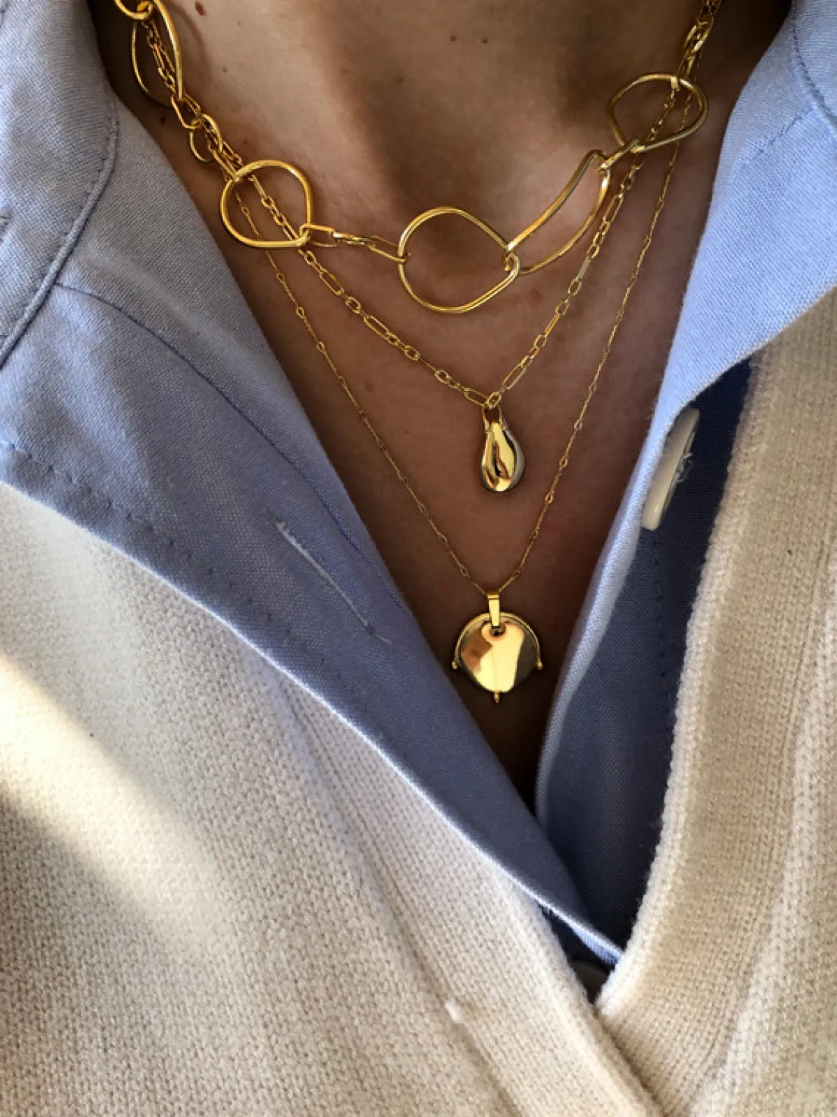 Tomfoolery Stella Necklace Gold Plated Online
