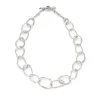 Tomfoolery Stone Drawing Necklace Silver Clearance