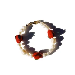 Tomfoolery Strawberry Pearl Bracelet Discount