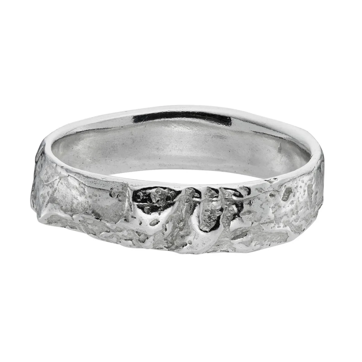 Tomfoolery Subtle Oak Ring in Silver Outlet