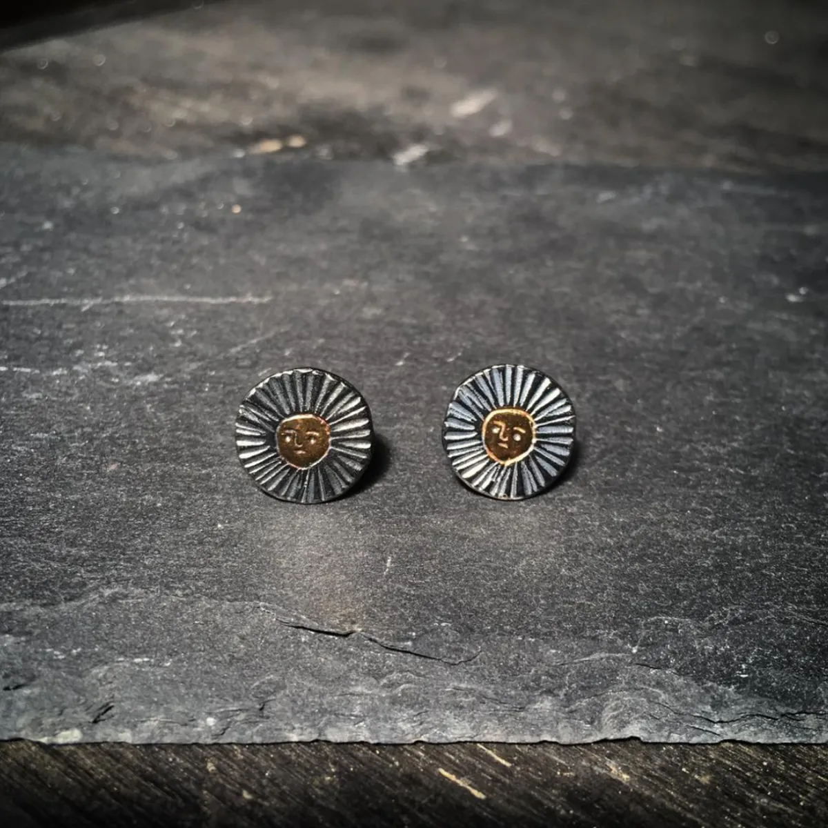 Tomfoolery Sun Disc Earrings Outlet