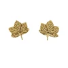 Tomfoolery Sycamore Leaf Studs Fashion