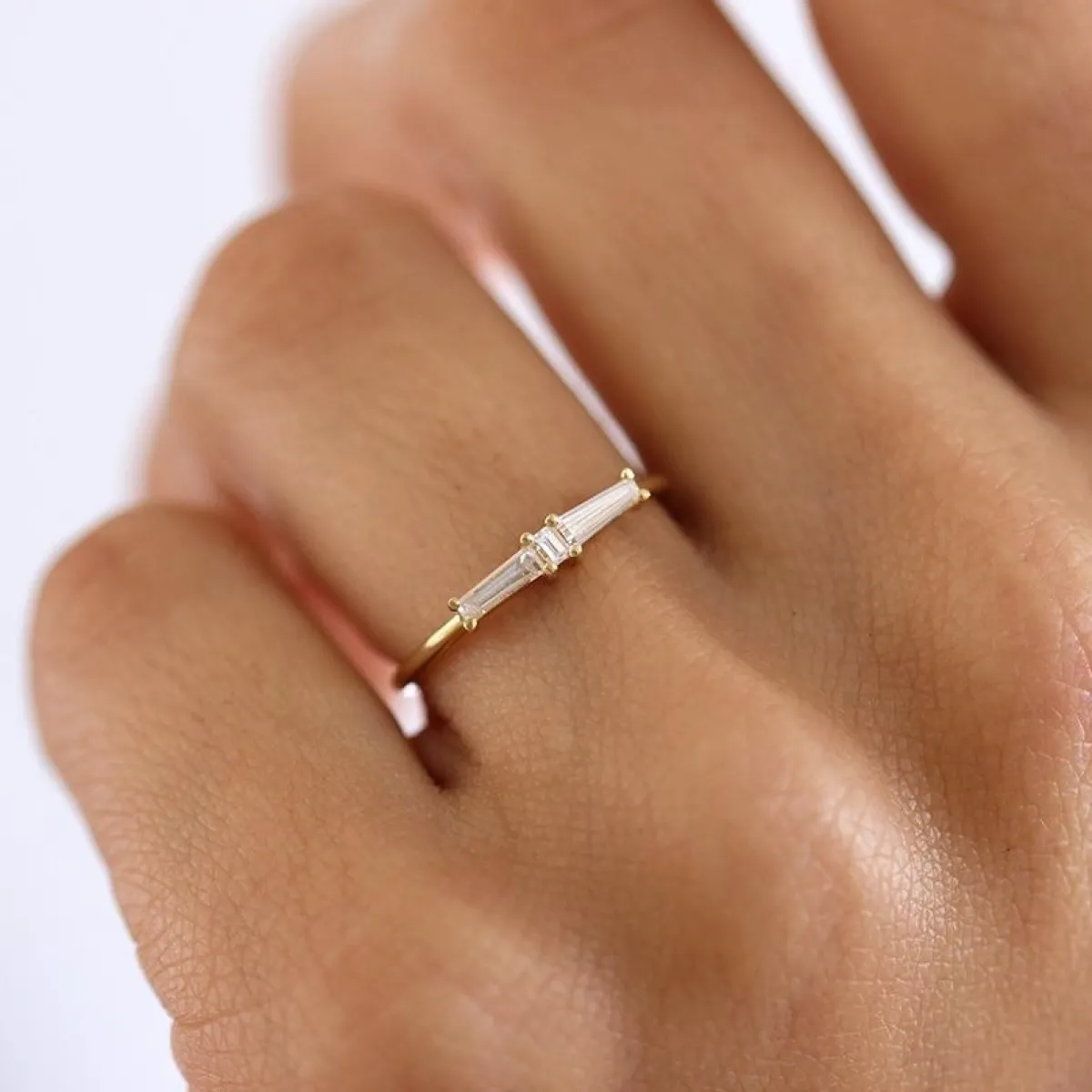 Tomfoolery Tapered Diamond Cluster Ring Clearance