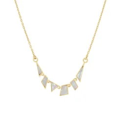 Tomfoolery Tesserae Mother Of Pearl Mini Necklace Best
