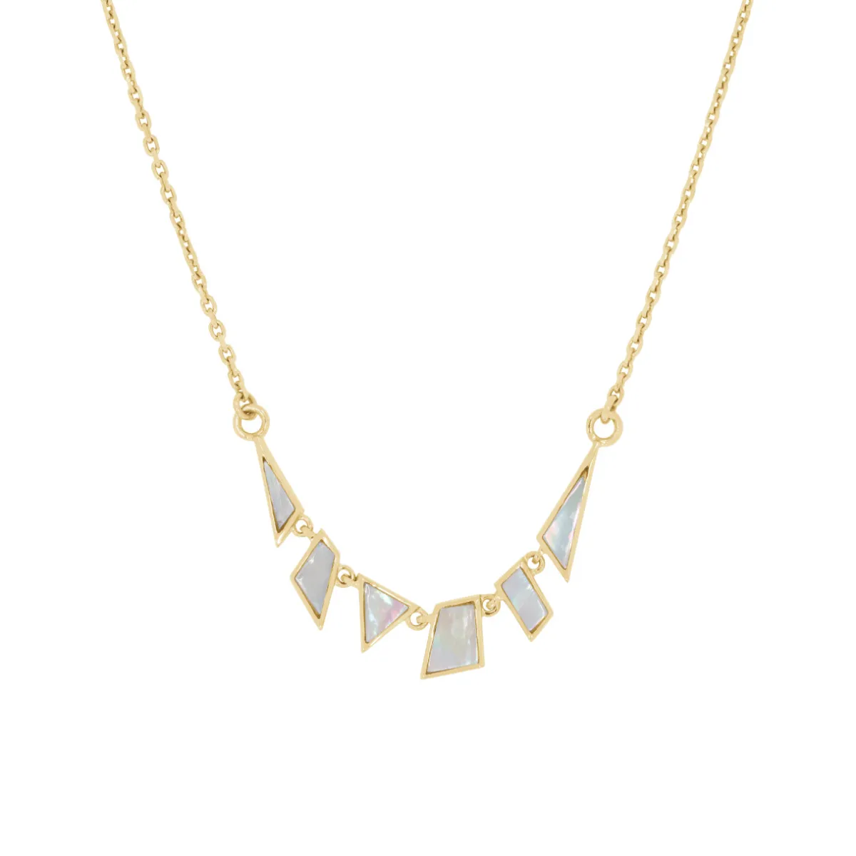 Tomfoolery Tesserae Mother Of Pearl Mini Necklace Best