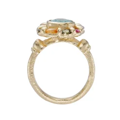 Tomfoolery tf Exclusive Paraiba Tourmaline & Sapphire Kaleidoscope Ring Best