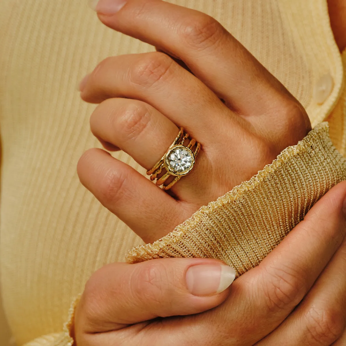 Tomfoolery tf Exclusive Round Lab Diamond Ring Discount