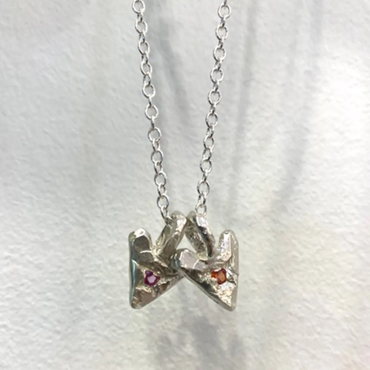 Tomfoolery Tf Exclusive Twin Hearts Pendant Online