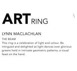 Tomfoolery The Beam Art Ring New