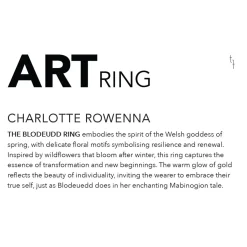 Tomfoolery The Blodeuwedd Art Ring Hot