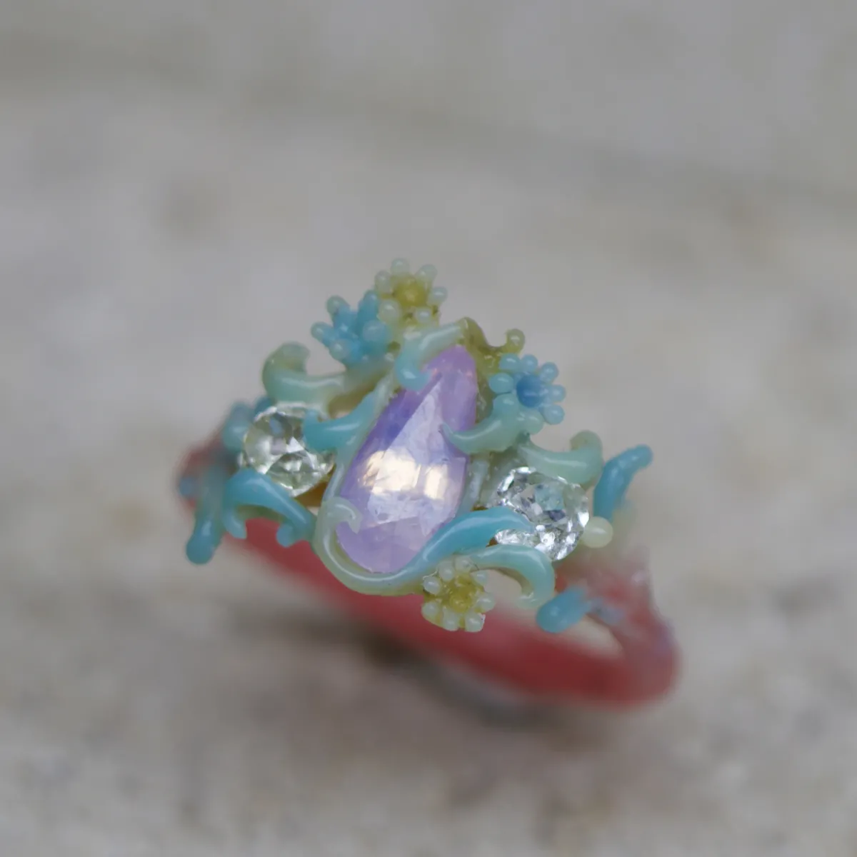 Tomfoolery The Blodeuwedd Art Ring Hot