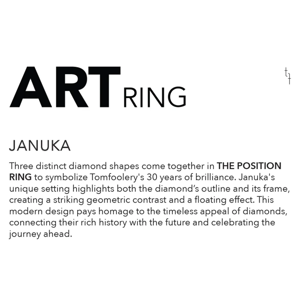 Tomfoolery The Position Art Ring Sale