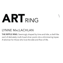 Tomfoolery The Ripple Art Ring Hot