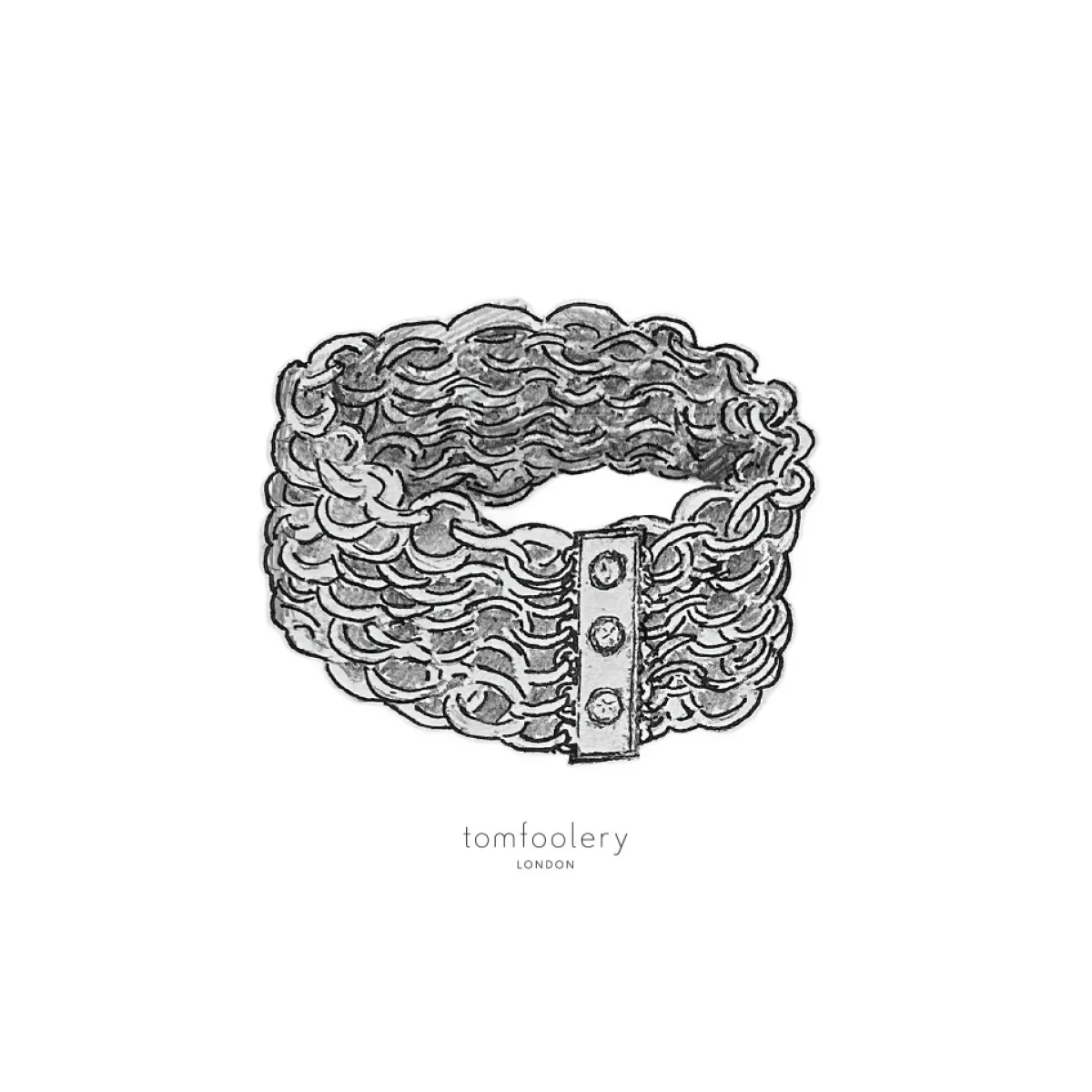 Tomfoolery The Shield Art Ring Hot
