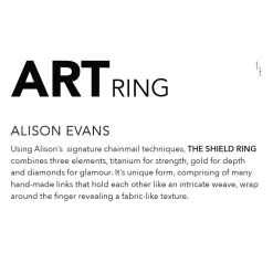 Tomfoolery The Shield Art Ring Hot