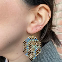 Tomfoolery Tidepool Mesh Drop Earrings Sale