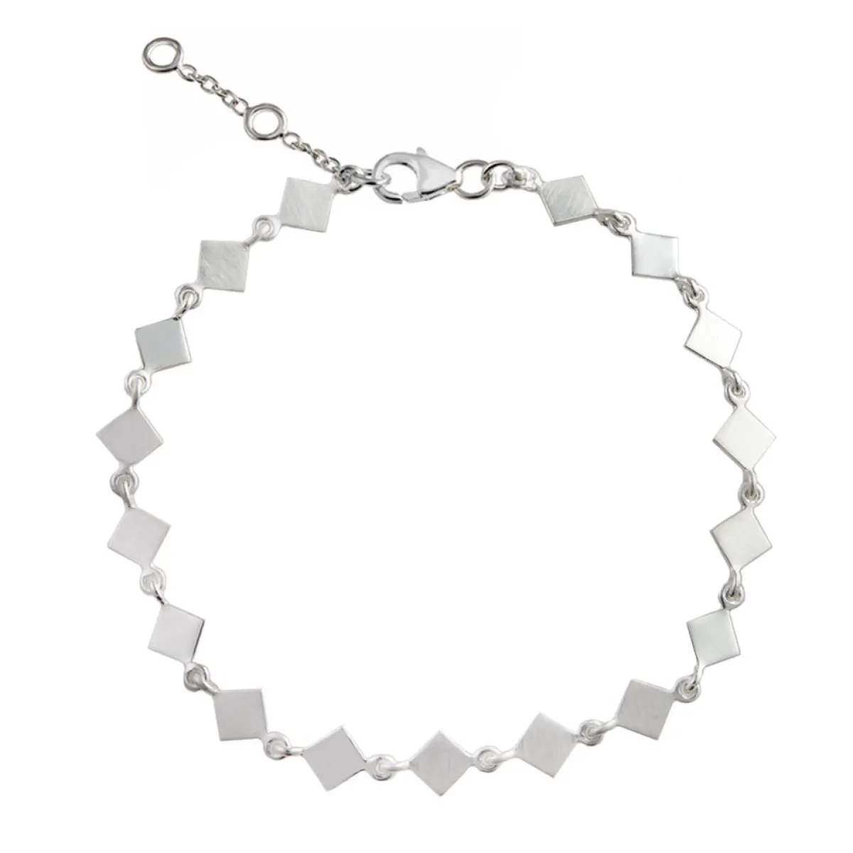 Tomfoolery Tilted Square Link Bracelet Online