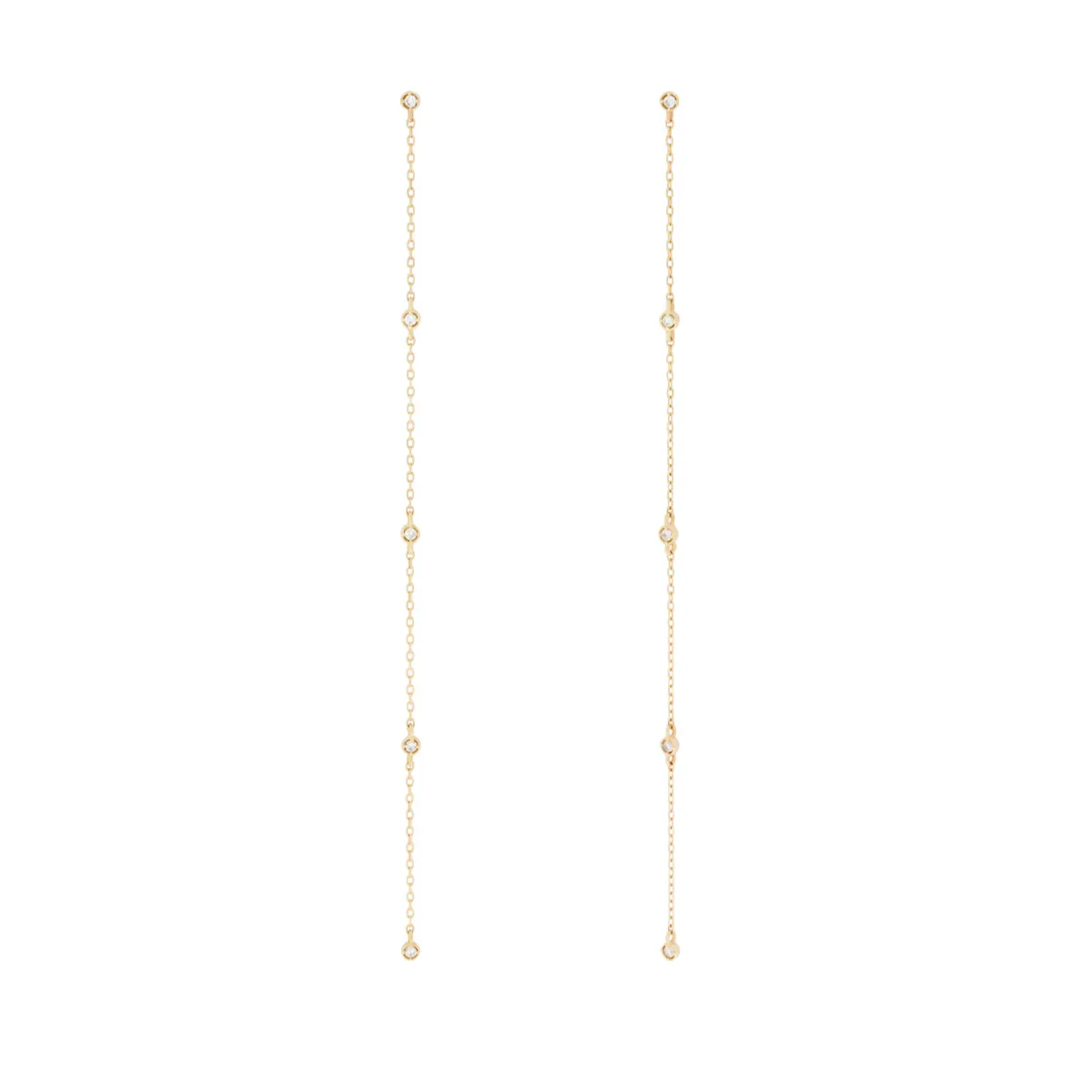 Tomfoolery Tiny 5 Diamond Drop Earrings Discount