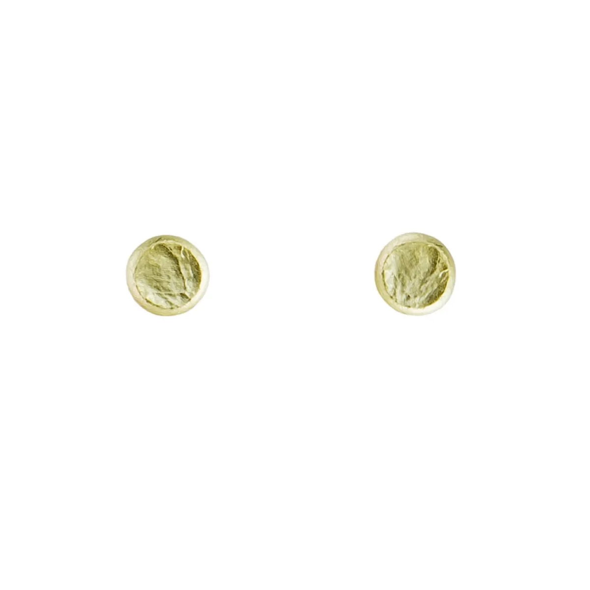 Tomfoolery Tiny Gold Circle Stud Earrings Fashion