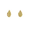 Tomfoolery Tiny Leaf Studs Fashion