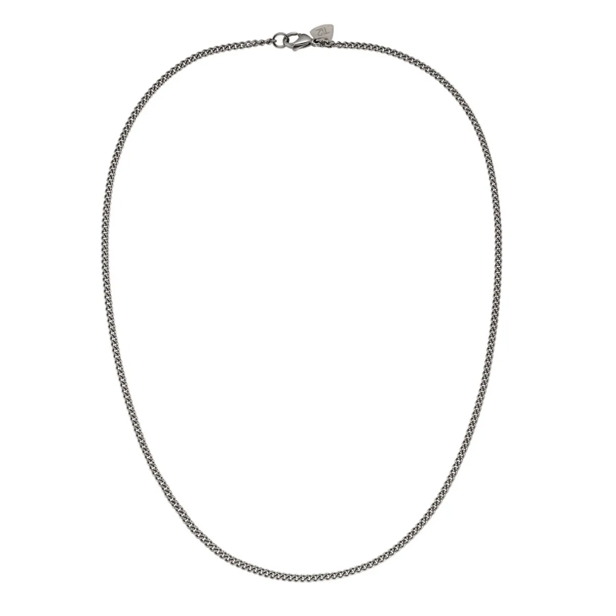 Tomfoolery Titanium Extra Fine Flat Curb Chain Necklace Best