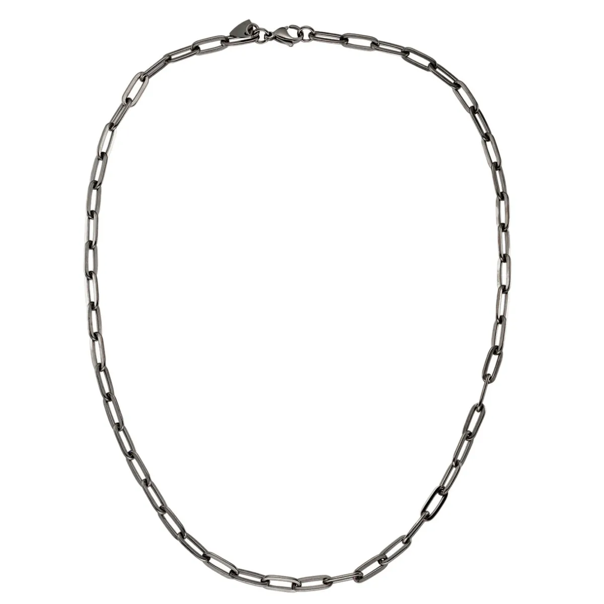 Tomfoolery Titanium Paperclip Chain Necklace Sale