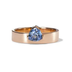 Tomfoolery Trillion Cut Sapphire Monolith No. 41 Ring Outlet