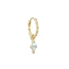 Tomfoolery Trillion Diamond Date Twist Clicker Hoop Outlet