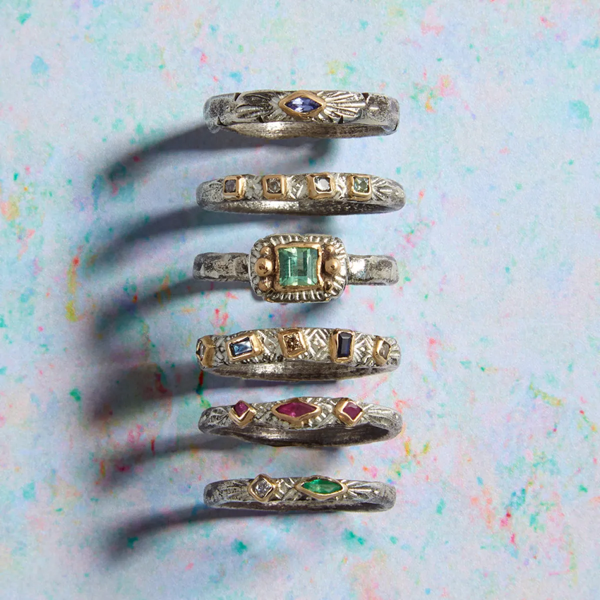 Tomfoolery “Us + One” Silver & Ruby Ring Sale