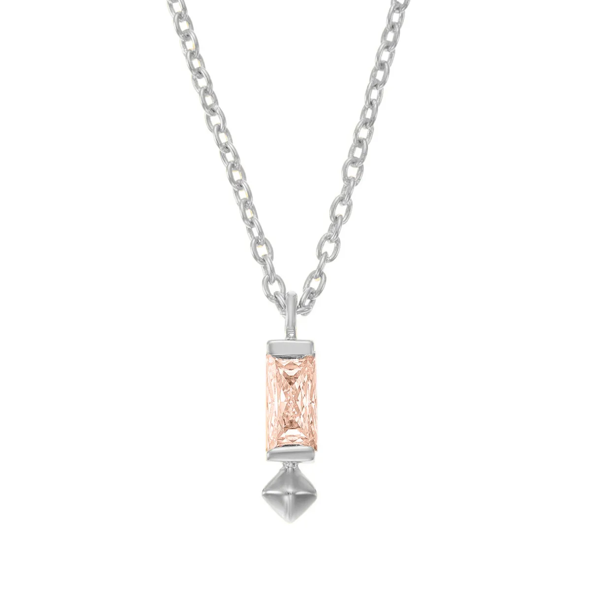 Tomfoolery VORA Baguette Gem Silver Pendant Fashion
