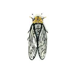 Tomfoolery Walker’s Cicada S Beaded Sequin Brooch Outlet