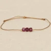 Tomfoolery Warm Triple Gemstone Bracelet Discount