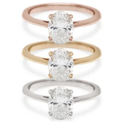 Tomfoolery White Diamond Bea Solitaire Ring Fashion