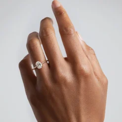 Tomfoolery White Diamond Bea Solitaire Ring Fashion