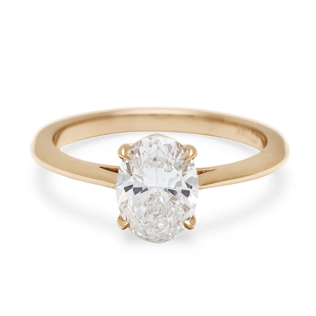 Tomfoolery White Diamond Bea Solitaire Ring Fashion