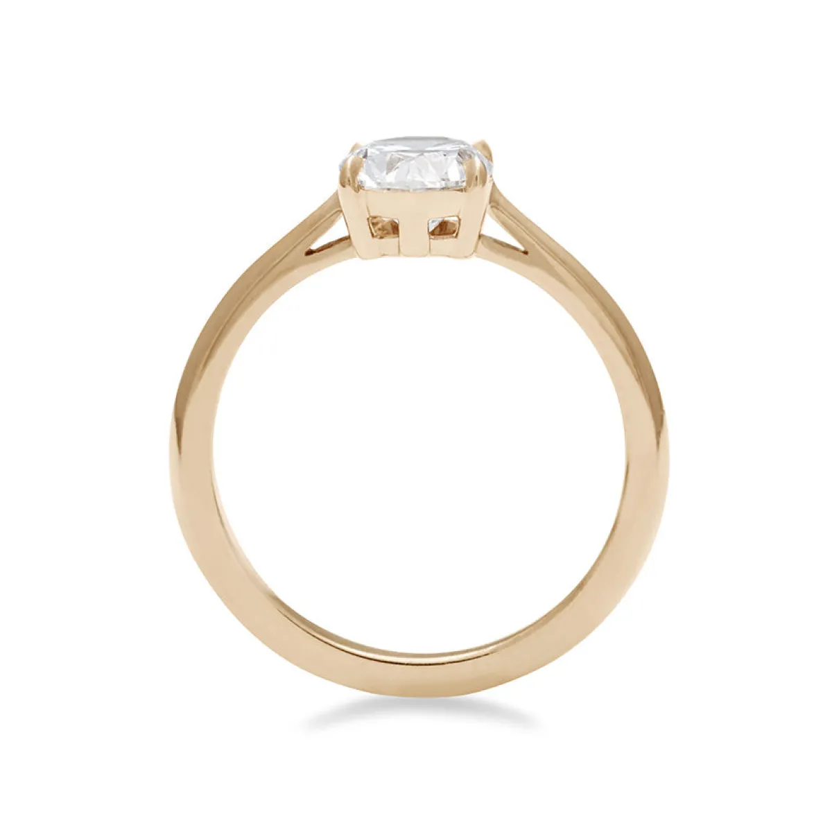 Tomfoolery White Diamond Bea Solitaire Ring Fashion