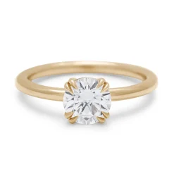 Tomfoolery White Diamond Eleonore Solitaire Ring Sale