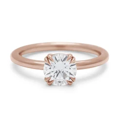 Tomfoolery White Diamond Eleonore Solitaire Ring Sale
