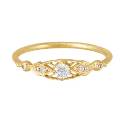 Tomfoolery White Diamond Minima Ring Sale