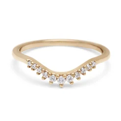 Tomfoolery White Diamond Starlight Tiara Curve Band Clearance
