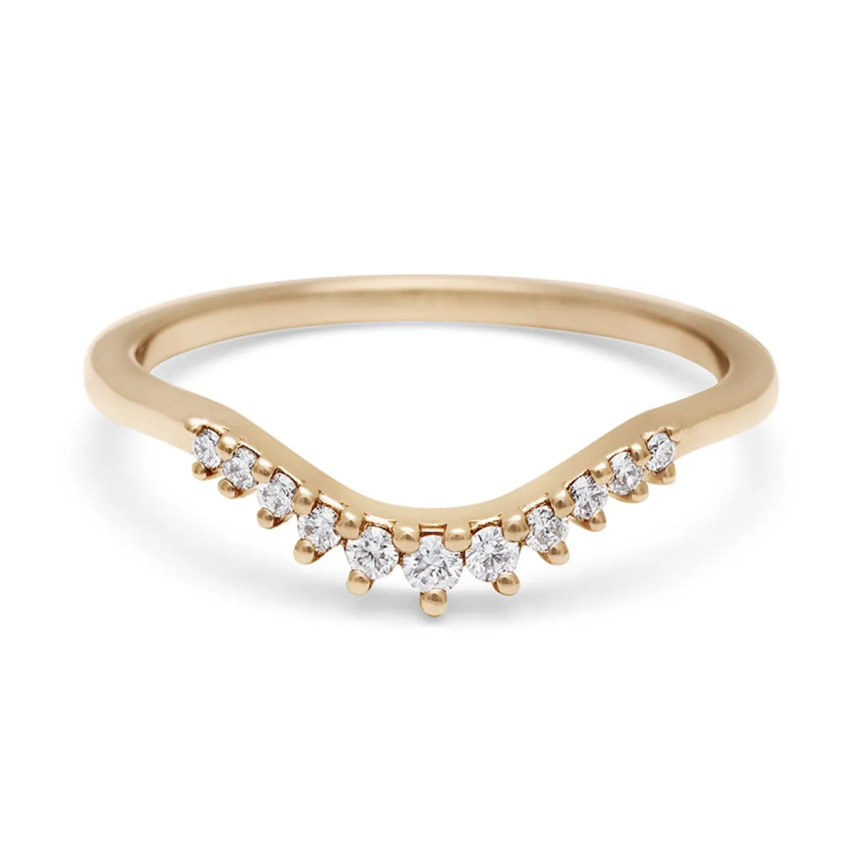 Tomfoolery White Diamond Starlight Tiara Curve Band Clearance